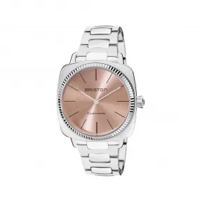 布里斯顿/briston 37 x 37 MM 抛光316L不锈钢配有凹槽表圈 石英机芯 男表 23937.S.E.6.SB