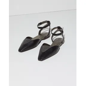 布内罗·古奇拉利/Brunello Cucinelli 平底鞋 (201MZSLC1751) - 女款 鞋履