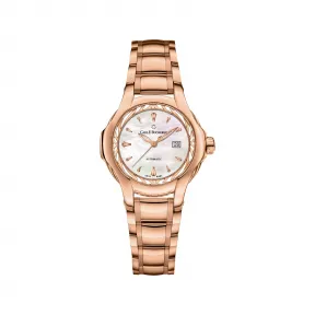 宝齐莱/Carl F. Bucherer 白蒂诗系列 18K玫瑰金 自动机械机芯 女表 00.10580.03.73.21.02