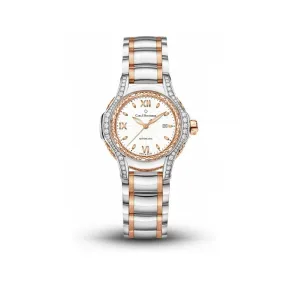 宝齐莱/Carl F. Bucherer 白蒂诗系列 精钢/18k玫瑰金 自动机械机芯 女表 00.10580.07.25.31.01