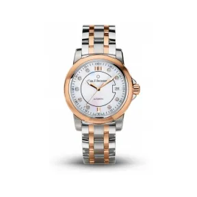 宝齐莱/Carl F. Bucherer 柏拉维系列 精钢配18K 玫瑰金 自动机械机芯 男表 00.10617.07.77.21