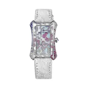 宝齐莱/Carl F. Bucherer 雅丽嘉系列 18k白金镶钻 石英机芯 女表 00.10702.02.90.18