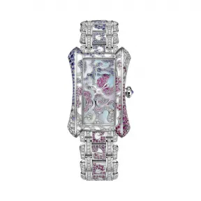 宝齐莱/Carl F. Bucherer 雅丽嘉系列 18k白金镶钻 石英机芯 女表 00.10702.02.90.38