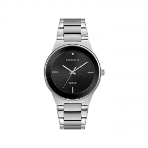 宝路华/Bulova Caravelle系列 40 MM 不锈钢 石英机芯 手表 43D106