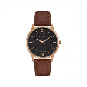 宝路华/Bulova Caravelle系列 39 MM 不锈钢 石英机芯 手表 44A115