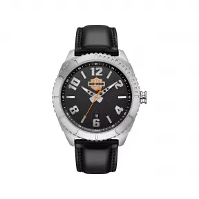宝路华/Bulova Harley-Davidson®系列 44 MM 不锈钢 石英机芯 手表 76B181