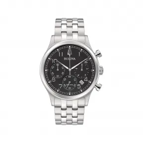 宝路华/Bulova High-Precision系列 43.00 MM 不锈钢 石英机芯 男表 96B357