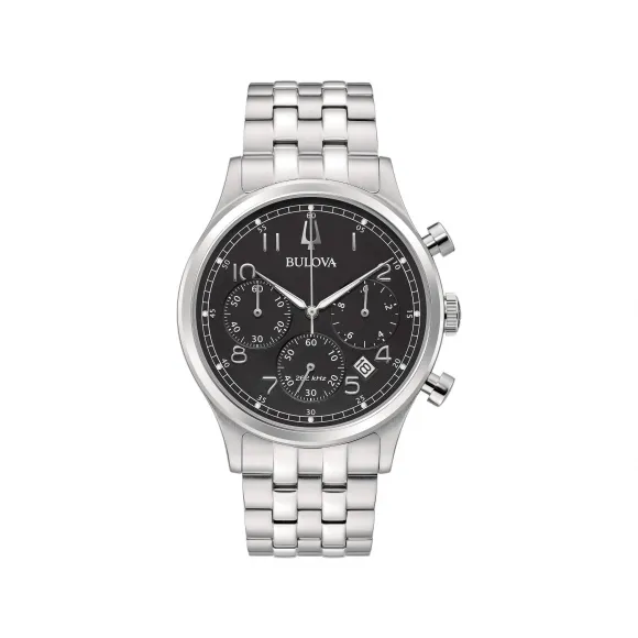 宝路华/Bulova High-Precision系列 43.00 MM 不锈钢 石英机芯 男表 96B357