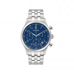 宝路华/Bulova High-Precision系列 43.00 MM 不锈钢 石英机芯 男表 96B358