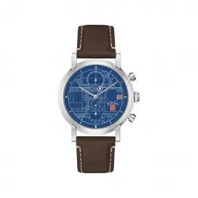 宝路华/Bulova  39 MM 不锈钢 石英机芯 手表 96B367