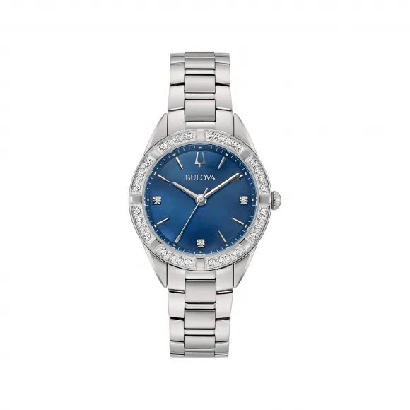 宝路华/Bulova Sutton系列 32.00 MM 不锈钢 石英机芯 女表 96R243