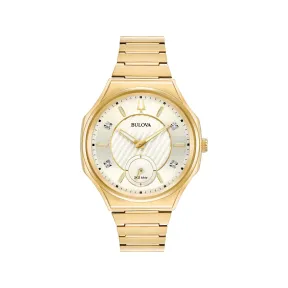 宝路华/Bulova  40.5 MM 不锈钢 石英机芯 手表 97P136