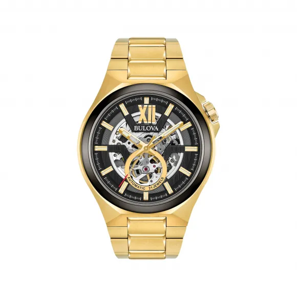 宝路华/Bulova  46 MM 不锈钢 自动机械机芯 手表 98A178