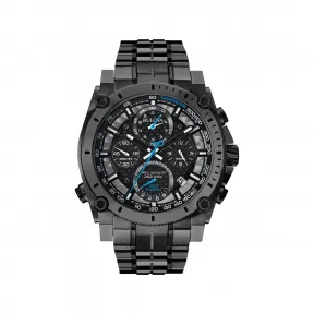 宝路华/Bulova Precisionist 系列 46.5 mm 铜灰色离子镀层不锈钢 石英机芯 男表 98B229