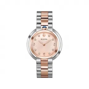 宝路华/Bulova  35 MM 不锈钢 石英机芯 手表 98P174