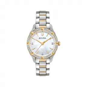 宝路华/Bulova Classic 系列 32.5 mm 间金色不锈钢 石英机芯 女表 98R263