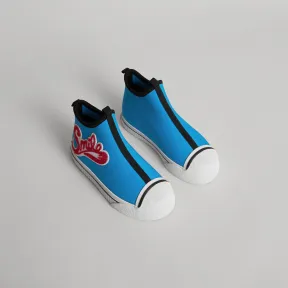 博百利/Burberry  刺绣橡胶高帮运动鞋 (亮天空蓝)  40760031