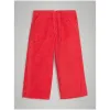 博百利/Burberry 儿童用品 灯芯绒阔腿裤 (亮橙红色) - 女童装  80024851
