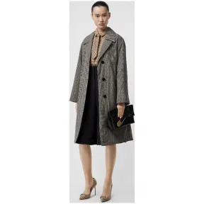 博百利/Burberry 女士 羊毛混纺阔腿裙裤 (黑色) 80074281