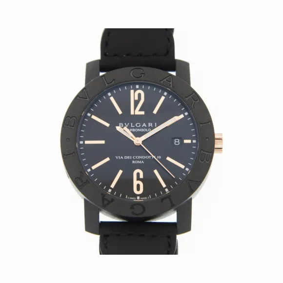 宝格丽/Bvlgari 黑色 碳纤维 自动机芯 手表 BBP40BCGLD-N 102632