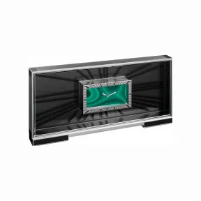 卡地亚/Cartier OC000011 - 孔雀石高级座钟 - 孔雀石 精钢