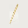 卡地亚/Cartier OP000121 - Santos de Cartier圆珠笔 - 大号款 雕刻金属 镀金饰面
