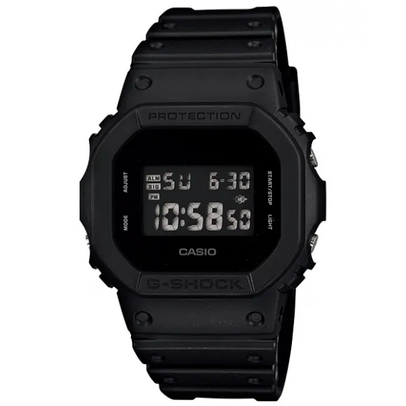 卡西欧/Casio G-SHOCK 经典方形运动防水男表DW-5600BB-1