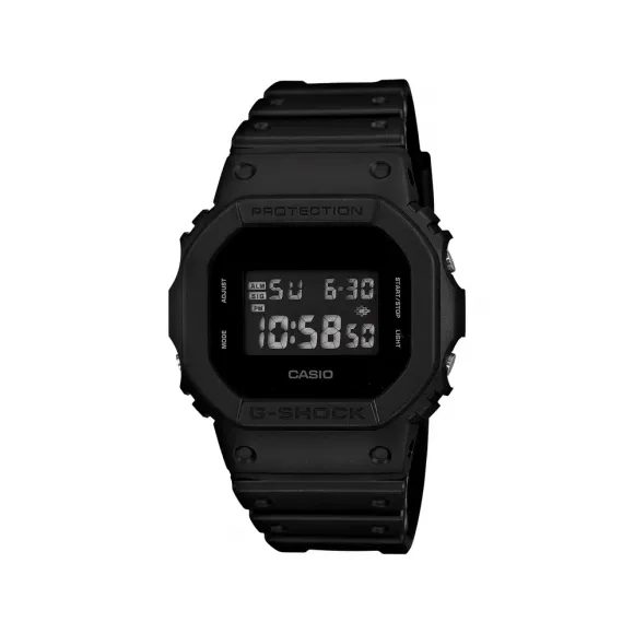 卡西欧/Casio G-Shock系列 树脂 48.9X42.8X13.4 MM 石英机芯 男表 DW-5600BB-1G