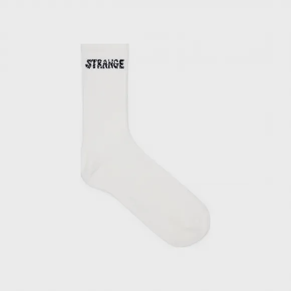 思琳/Celine 男士 艺术家刺绣袜/棉-白 2A55R924O.01BC