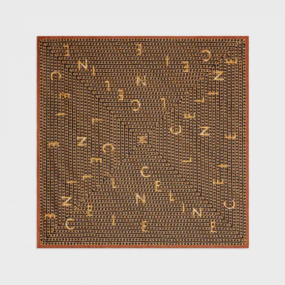 思琳/Celine 女士 斜纹桑蚕丝头巾 2AWB6360U.38AC.TU