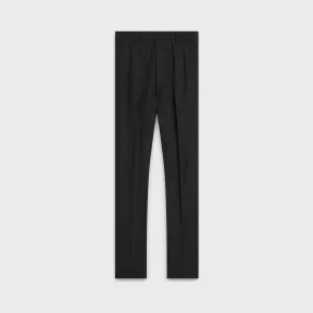 思琳/Celine 女士 新浪潮双褶羊毛法兰绒九分裤 2P240921C.10AN