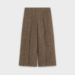 思琳/Celine 女士 亮片粗花呢褶裥短裙裤 2P249230G.19BZ