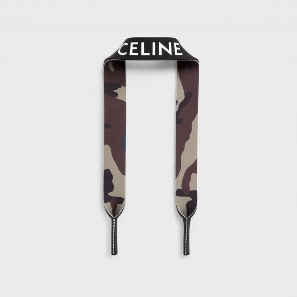 思琳/Celine 男士 MONOCHROMS橡胶太阳眼镜饰带 49S132NEO.38CF