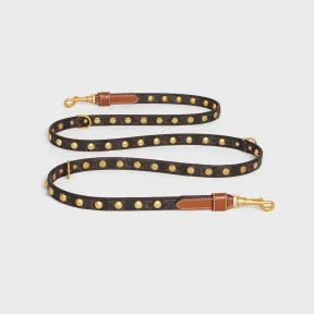 思琳/Celine 标志印花牛皮革饰钉可调节牵狗绳 4M2812EAV.04LU