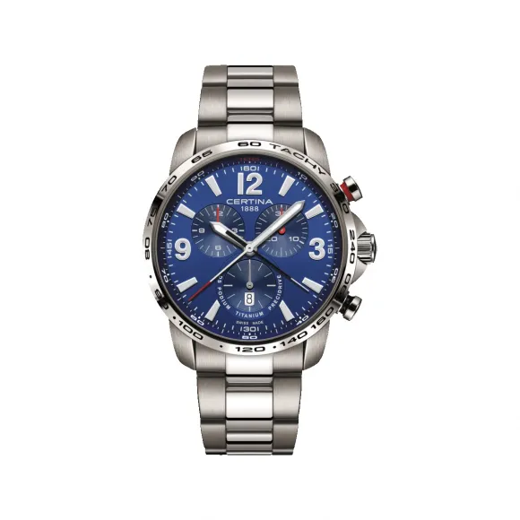 雪铁纳/Certina 冠军系列 44MM 钛金属 石英机芯  C001.647.44.047.00