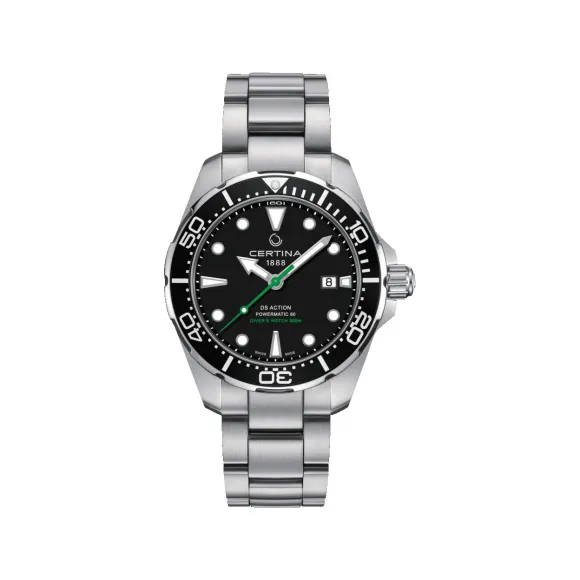 雪铁纳/Certina 动能系列潜水 43MM 316L精钢 自动机械机芯  C032.407.11.051.02