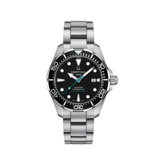 雪铁纳/Certina 动能系列潜水 43MM 316L精钢 自动机械机芯  C032.407.11.051.10