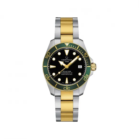 雪铁纳/Certina 动能系列潜水 38MM 316L精钢 自动机械机芯  C032.807.22.051.01