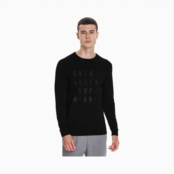 卡尔文·克莱恩/Calvin Klein 男士圆领长袖针织休闲上装 4MF8K210-休闲运动系列