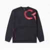 卡尔文·克莱恩/Calvin Klein 男士Logo圆领长袖卫衣4MH9W376-休闲运动系列