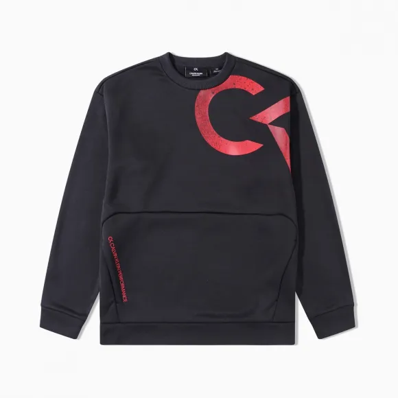 卡尔文·克莱恩/Calvin Klein 男士Logo圆领长袖卫衣4MH9W376-休闲运动系列