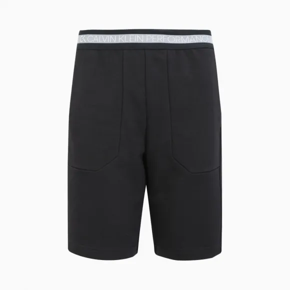 Calvin Klein 男装 针织透气运动中裤 4Ms0S883-休闲运动系列