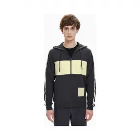 卡尔文·克莱恩/Calvin Klein 男士新款撞色拉链连帽针织休闲上装 4MS9J429-休闲运动系列