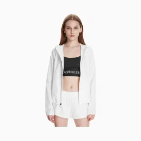 卡尔文·克莱恩/Calvin Klein 女士带帽梭织休闲上装 4WF8O576-休闲运动系列