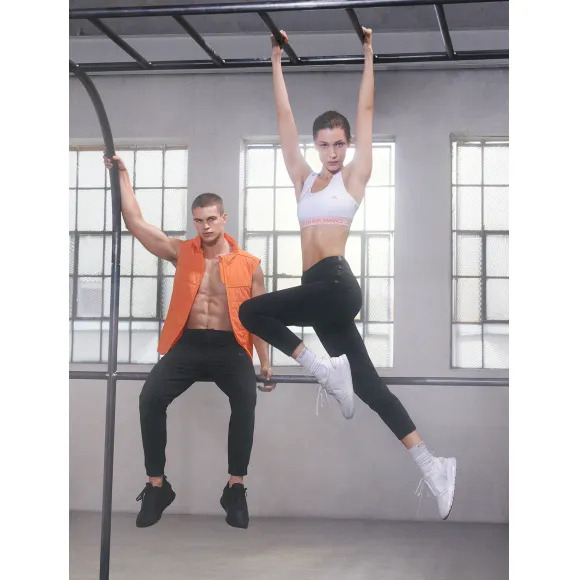 卡尔文·克莱恩/Calvin Klein 女士新款拉链插袋休闲运动长裤 4WF9P621-休闲运动系列