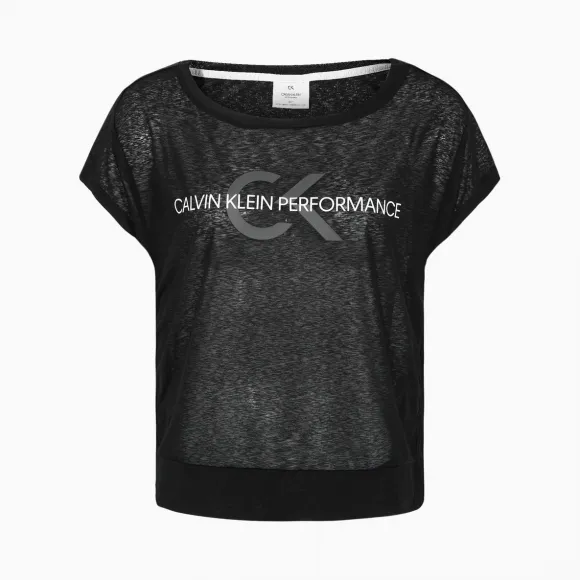 Calvin Klein 女装针织宽领围运动T恤4Ws0K180-休闲运动系列