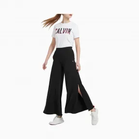 卡尔文·克莱恩/Calvin Klein CALVIN KLEIN 女装针织阔腿运动裤 4WS0P660-休闲运动系列