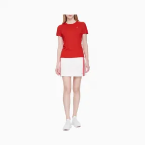 卡尔文·克莱恩/Calvin Klein 女士新款圆领短袖针织运动上装 4WS8K117-休闲运动系列