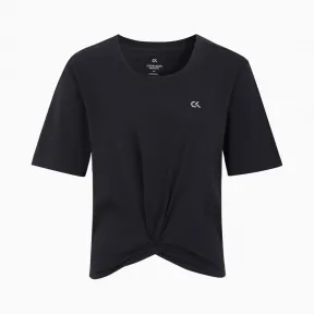 Calvin Klein 女装 合身落肩中袖款T恤 4Wt0K199-休闲运动系列