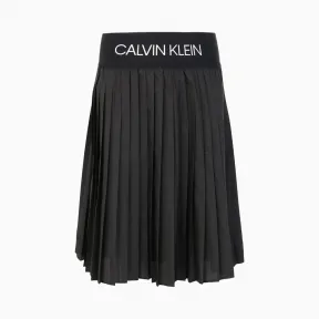 Calvin Klein 女装 梭织休闲百褶半身裙 4Wt0T948-休闲运动系列